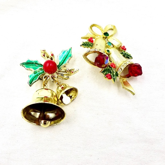 RINGING BELLS OF CHRISTMAS Pins Vintage - Picture 2 of 8